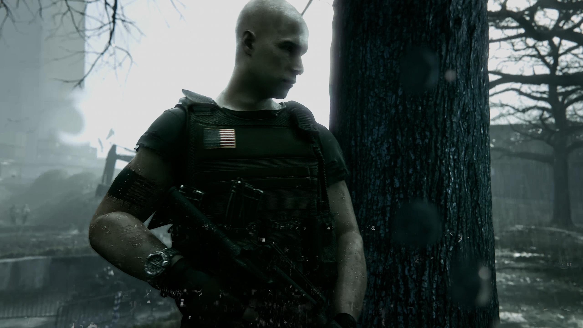 トレードマークは黒塗りされたアメリカ国旗