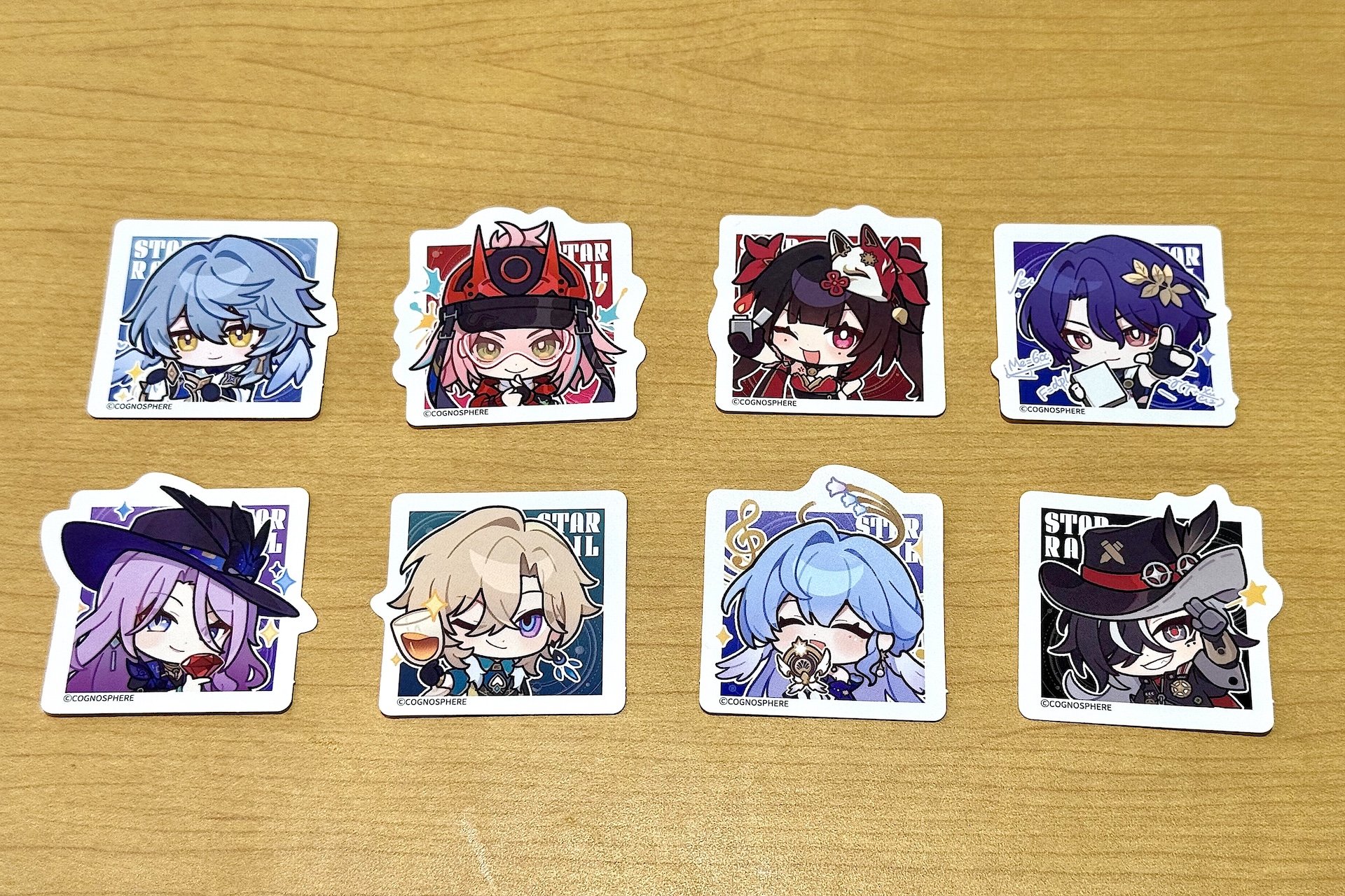 ステッカーは全10種。シークレット2種はぜひ自身で引き当てて確認してほしい