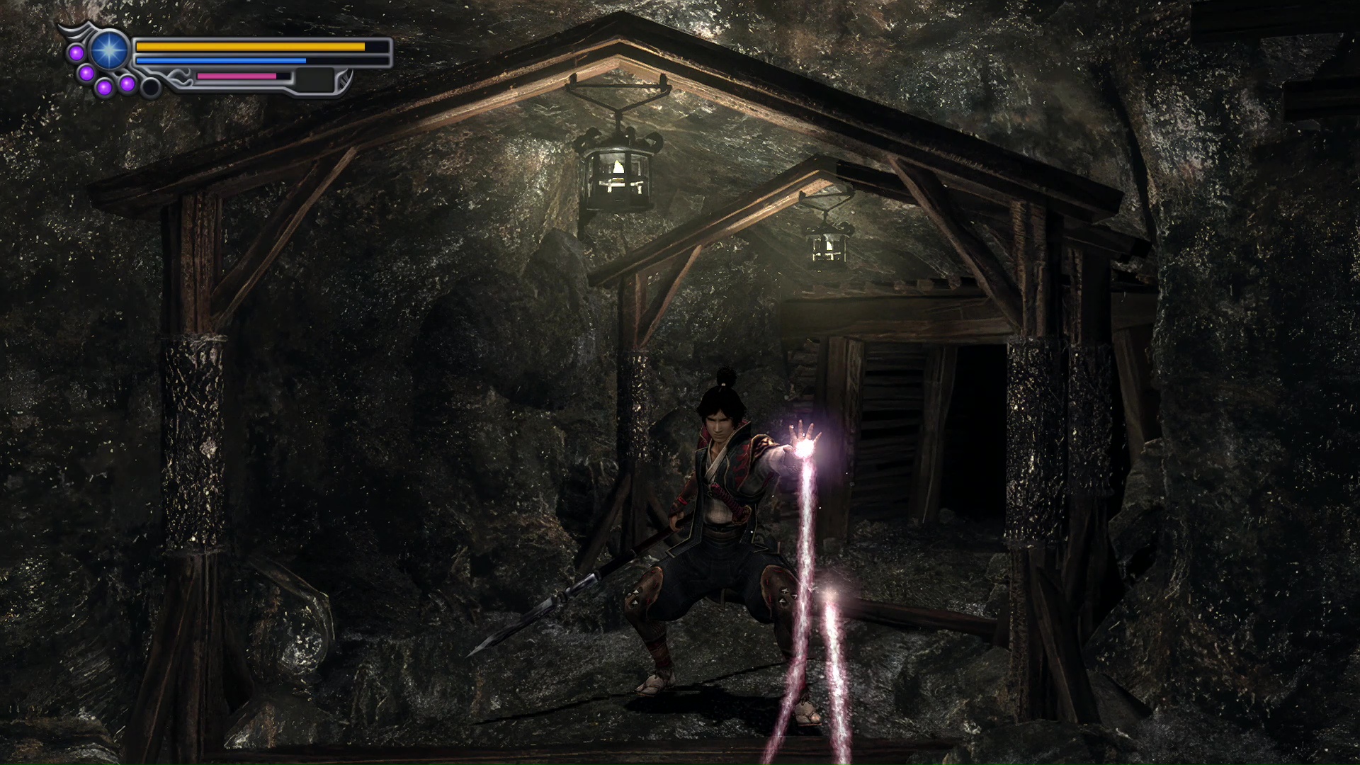 吸収した魂で武器や防具が強化することができる。この成長要素があることでザコ敵との戦闘も苦にならない見事な設計