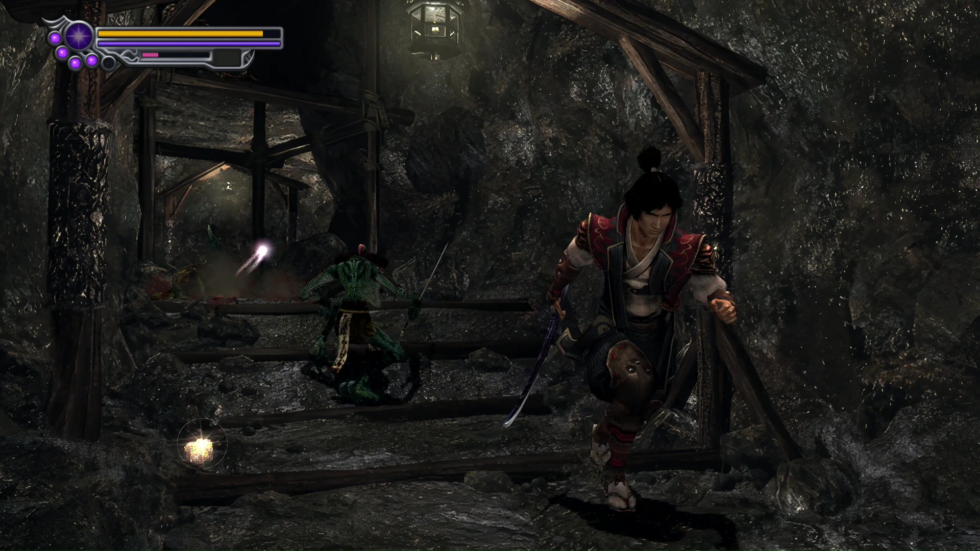 アナログスティックにも対応し、直感的にキャラクターを動かせるように快適化された