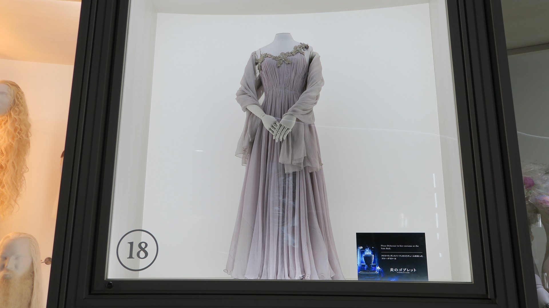 作中でフラー・デラクール、ハーマイオニー・グレンジャー、ビクトール・クラムが着用したコスチューム