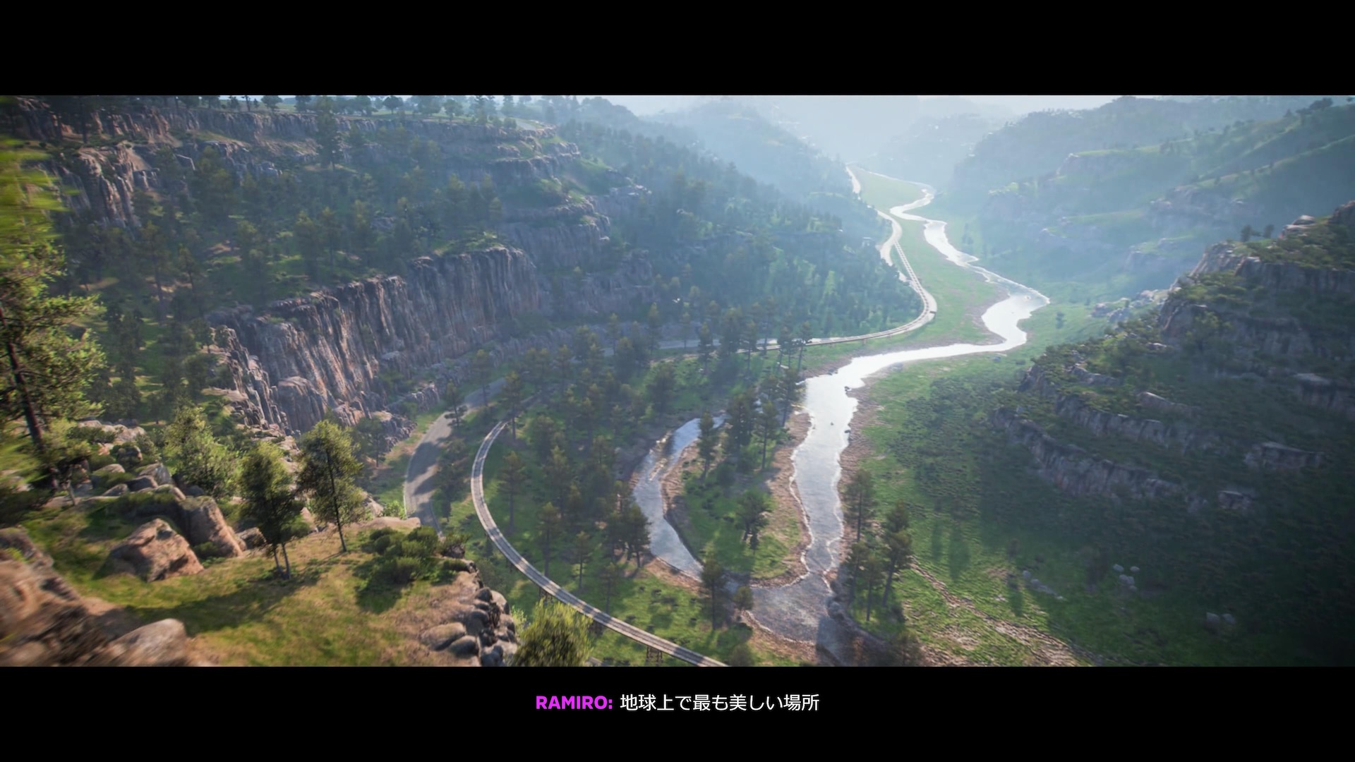 オープンワールドのため、あらゆる場所を自由に走ることができる