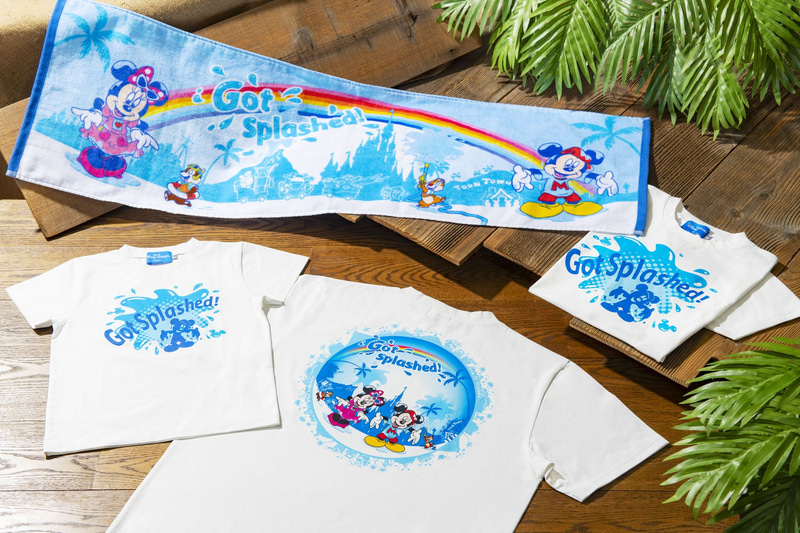 Tシャツ 100/120サイズ 各2,800円、140サイズ 3,100円、S/M/L/LL サイズ 各3,400円、ロングフェイスタオル 2,400円