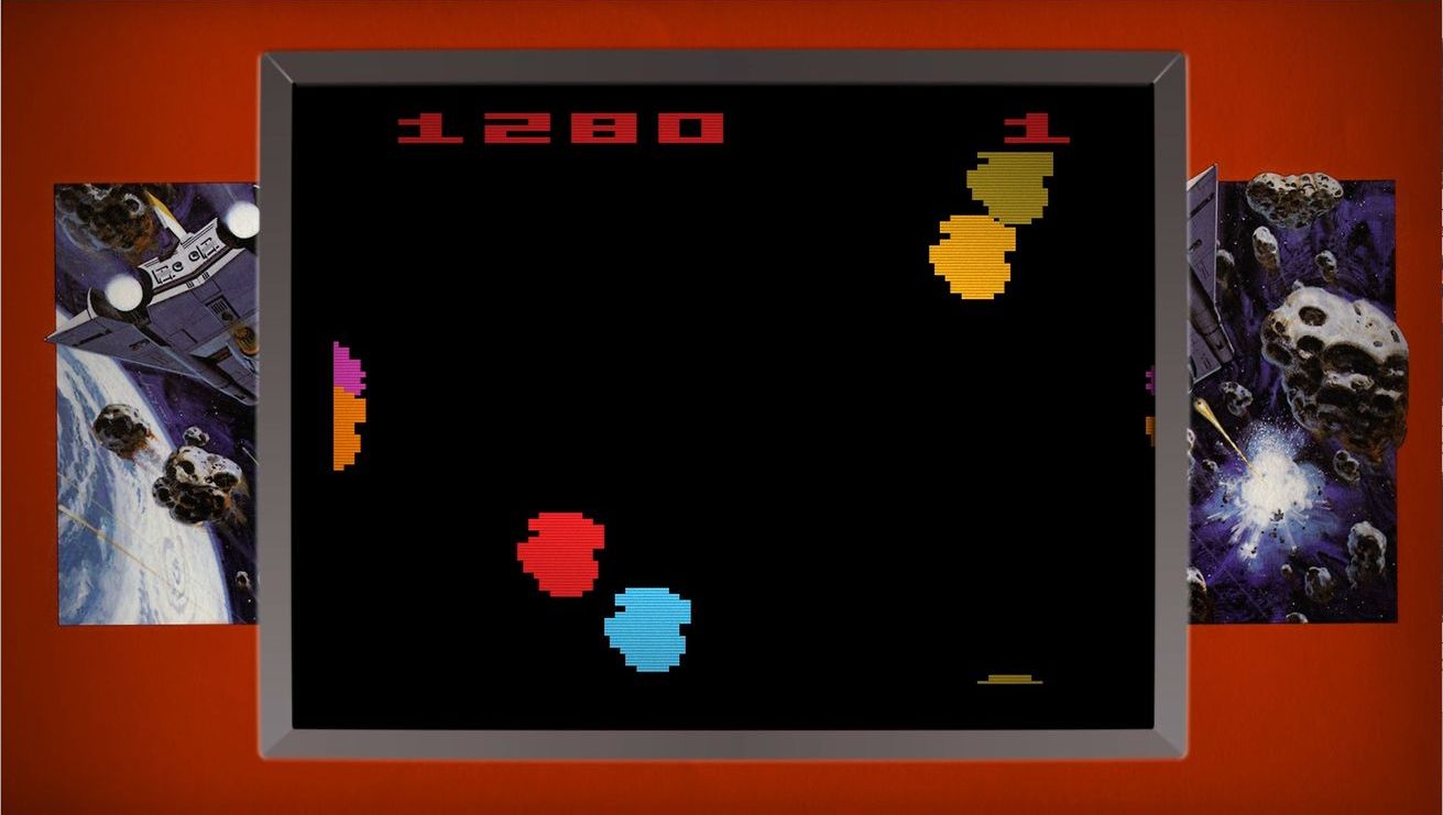 こちらはAtari2600版のゲーム画面