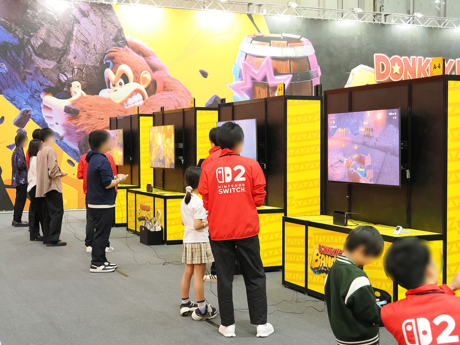 こちらはTVモードでプレイできるところ