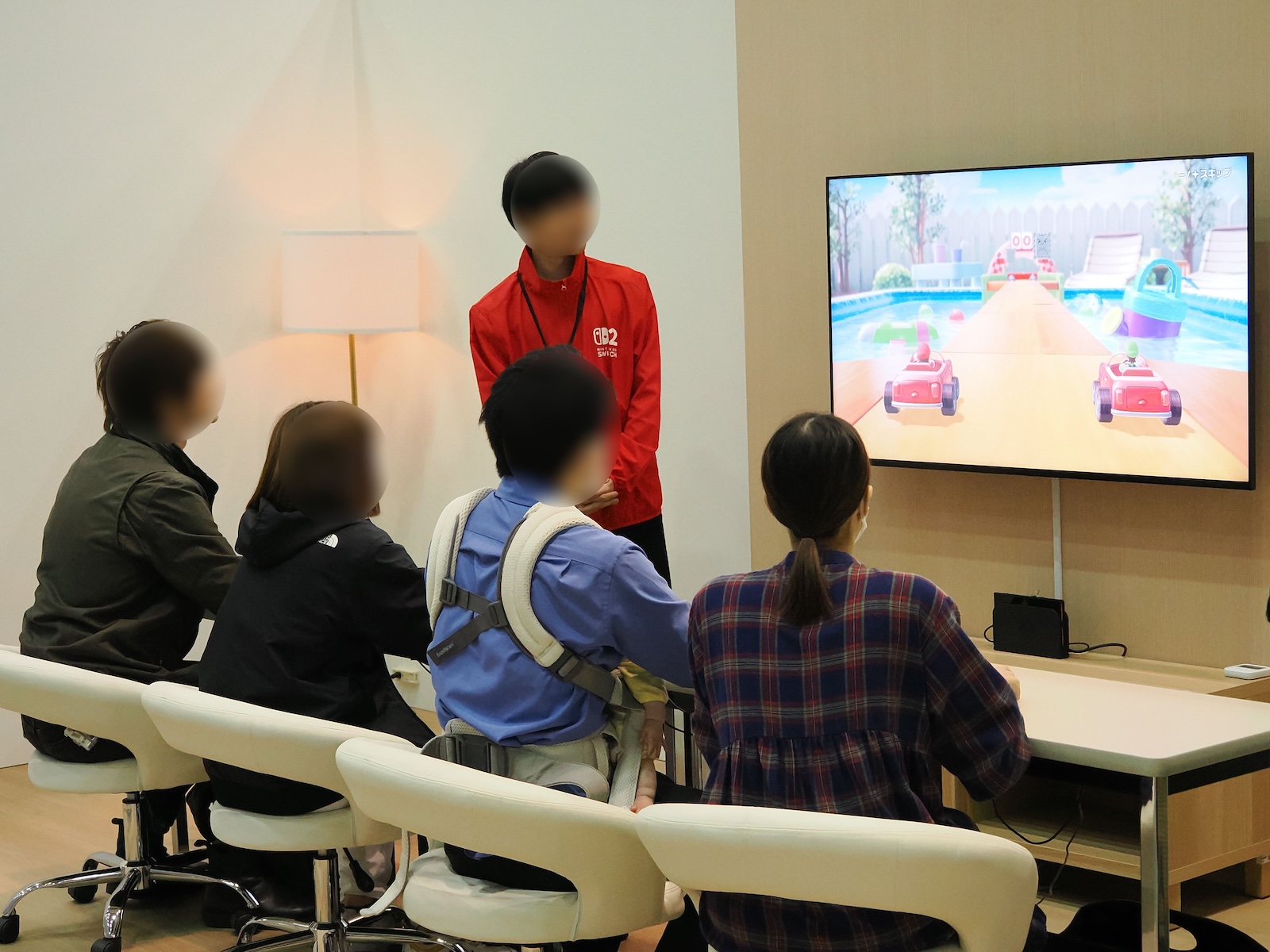 追加要素が加わったこちらは「スーパーマリオパーティ ジャンボリー」のブース。