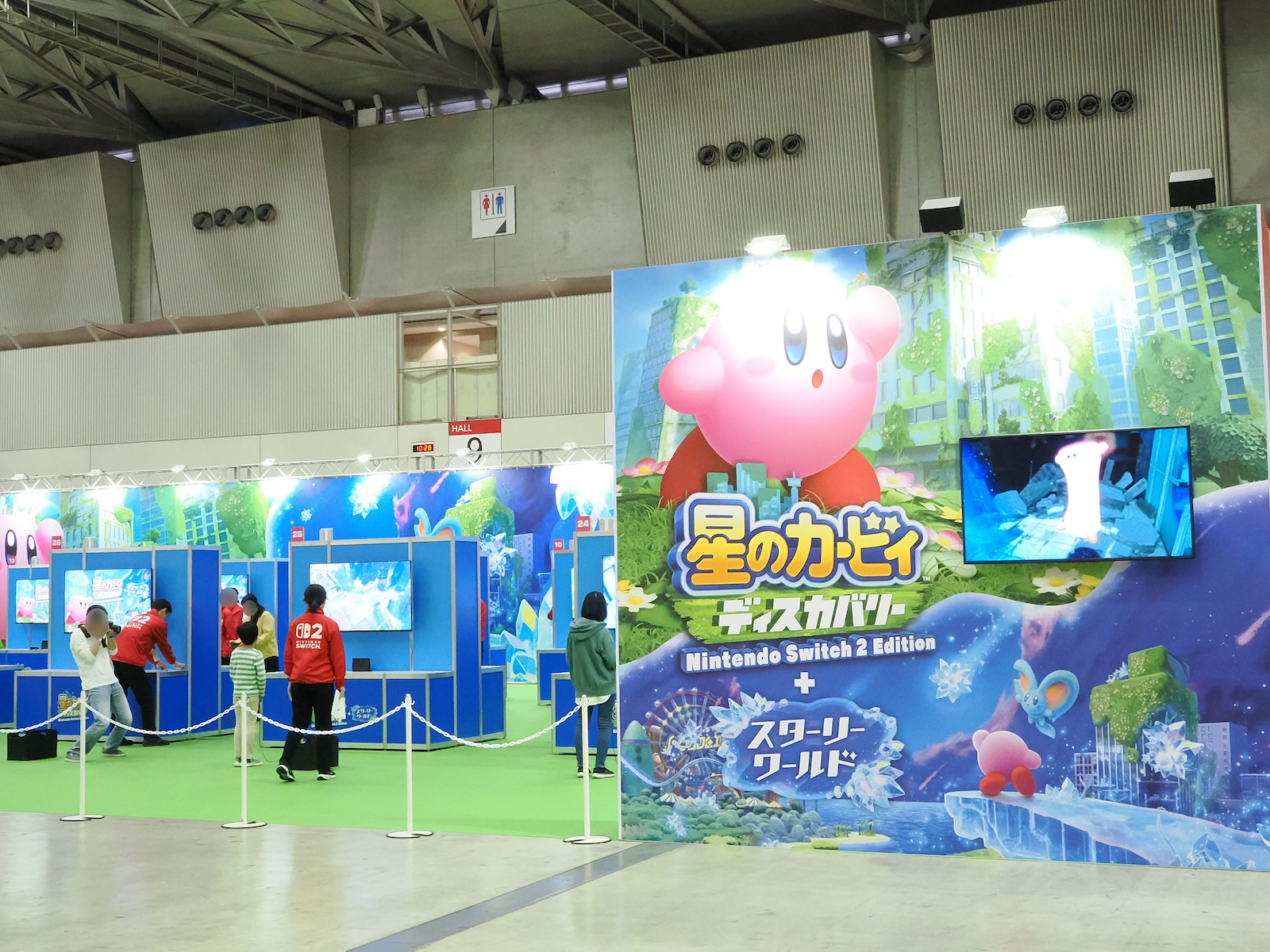 新しいストーリーが楽しめるようになった「星のカービィ ディスカバリー」ブース