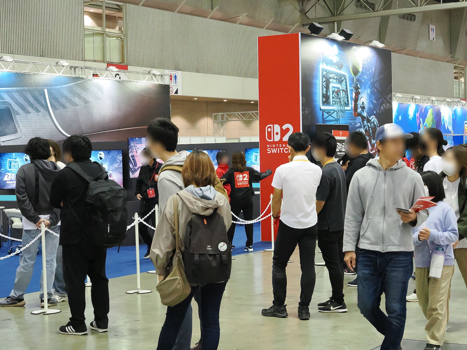 完全新作タイトル「Drag x Drive（ドラッグ アンド ドライブ）」のブース