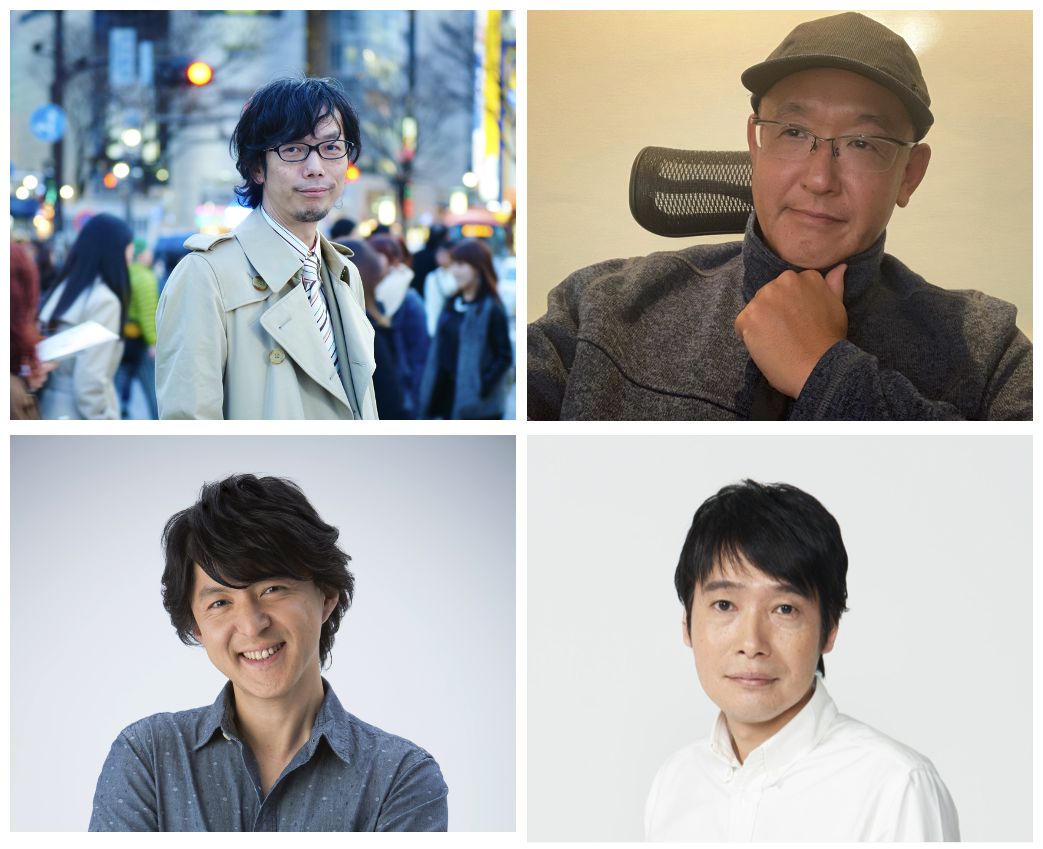 イシイジロウ氏（左上）、北島行徳氏（右上）、あらい正和さん（左下）、北上史欧さん（右下）