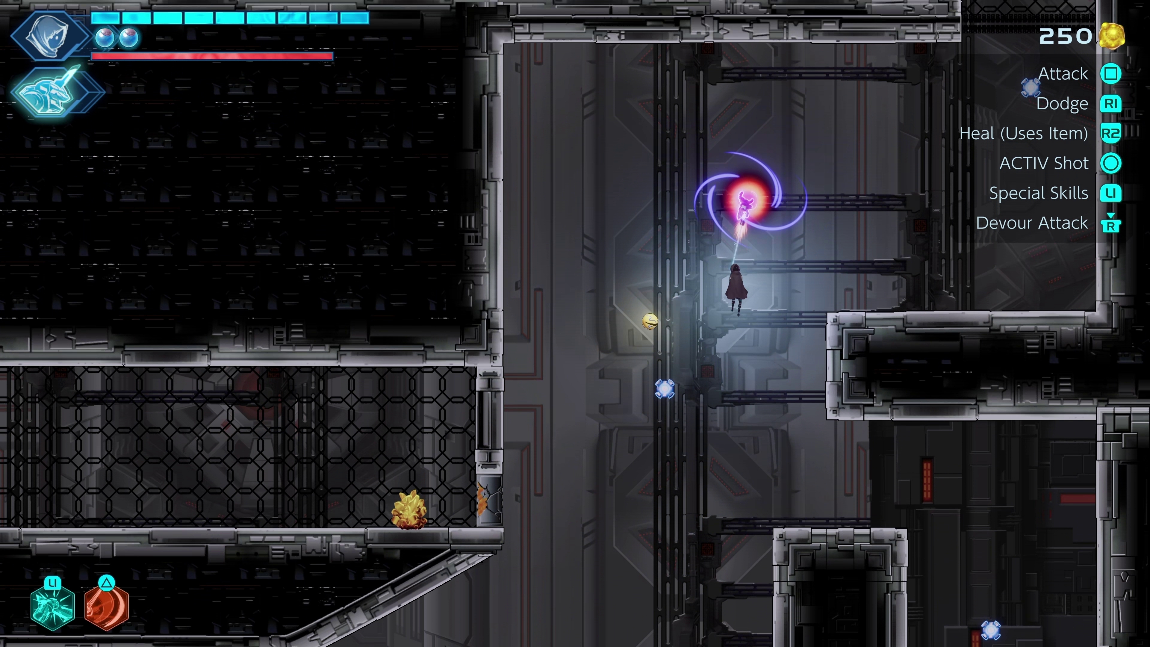 最初は難しいが、慣れてくるとワイヤーアクションで自由自在に移動ができゲームの面白さが増してくる。地面に触れることができない、ワイヤーアクションが必須のエリアなども待ち受けている