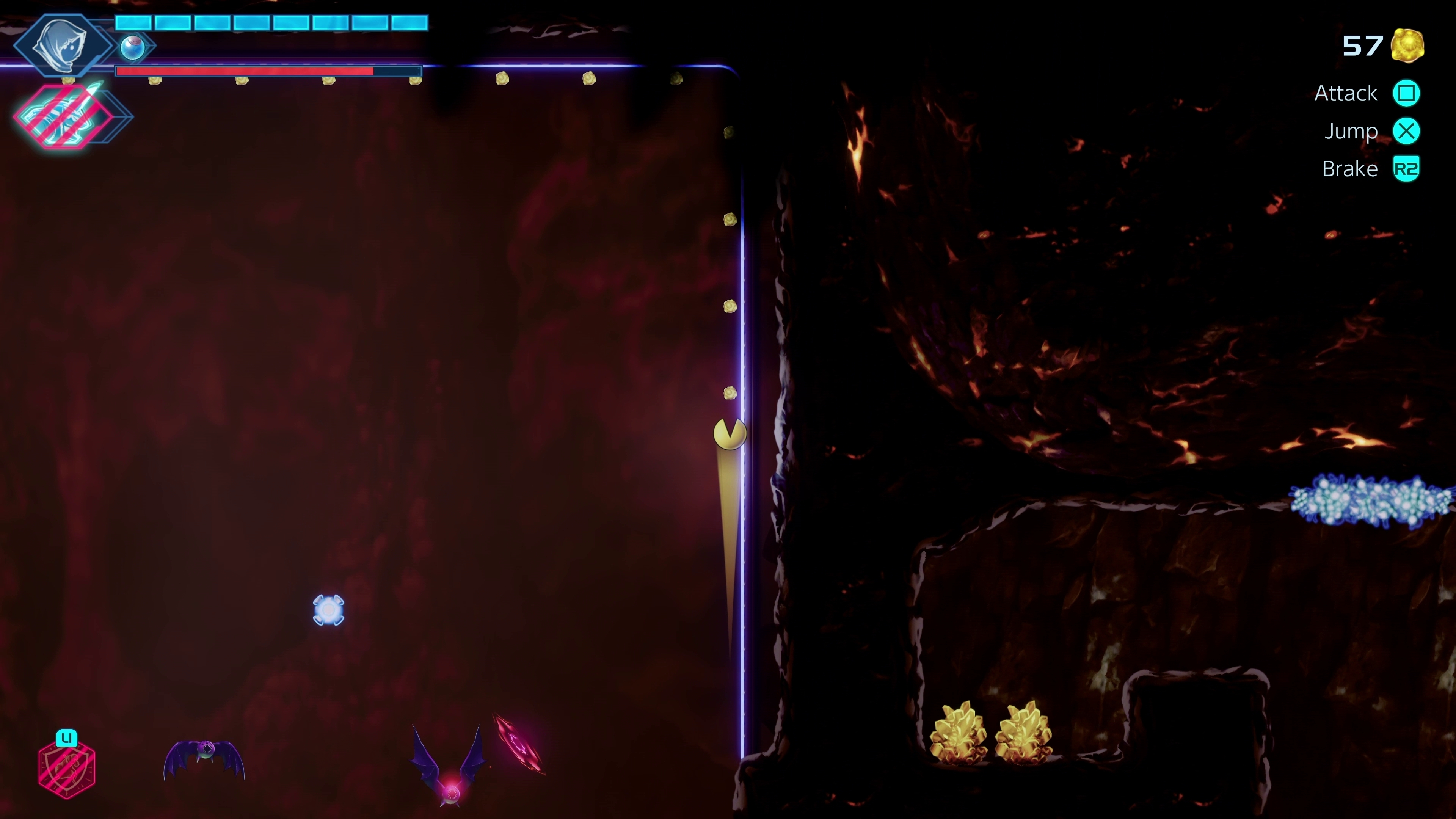 特殊なレーンを移動する場面では、お馴染みの姿である「ミニパック」に変身する