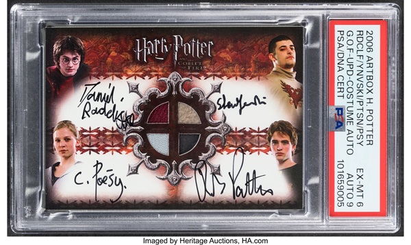 2006年 Artbox「ハリー・ポッターと炎のゴブレット」アップデートエディション 衣装＋サイン入りカード