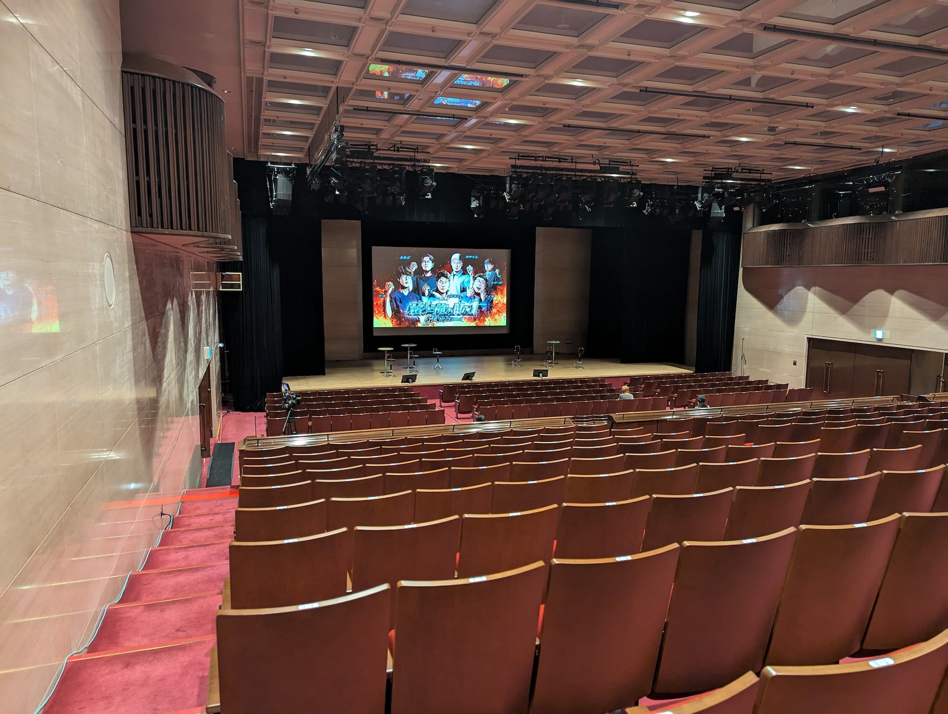 開場直後の客席の様子