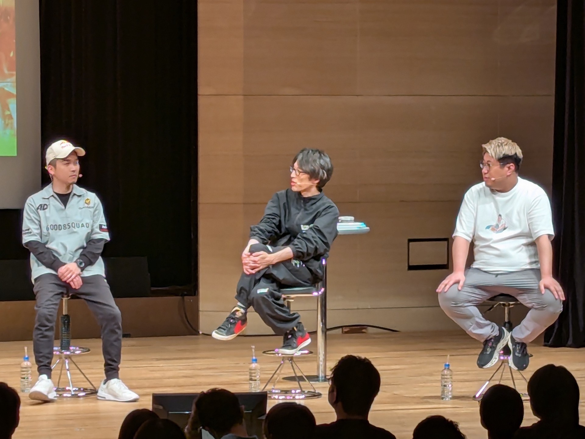 右サイドはガチくん選手、マゴ選手、こく兄氏が並んだ