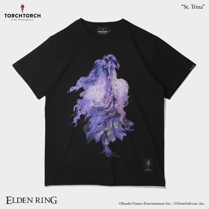 硬くなりがちな黒い生地へのプリントも、柔らかな質感を実現。世界観と着心地、ともにこだわっている