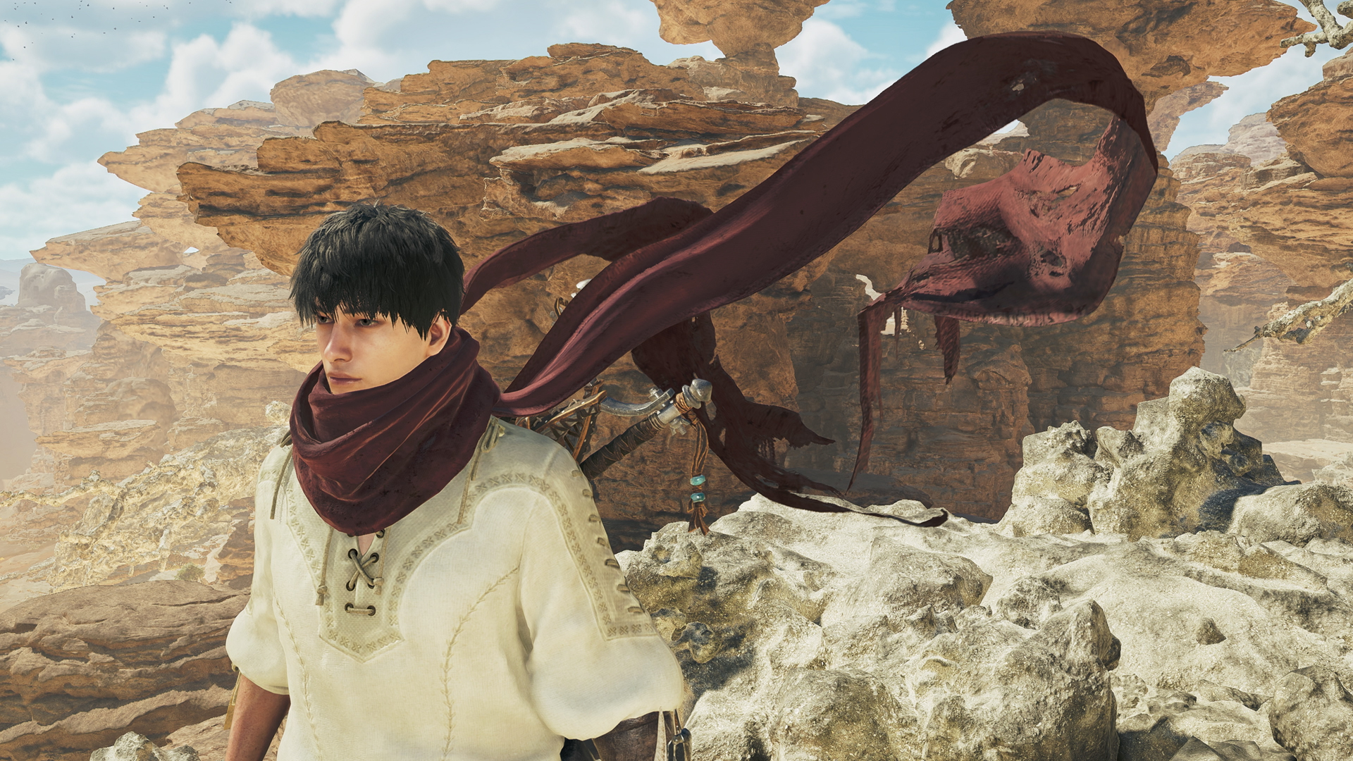 ハンターの頭装備「【封印の龍骸布α】」