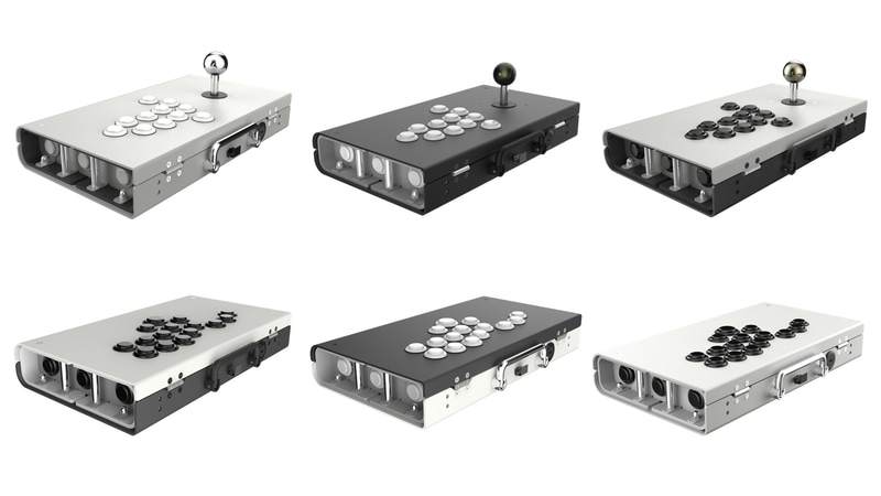 組み立て後イメージ 上：レバーモデル、下：レバーレスモデル
