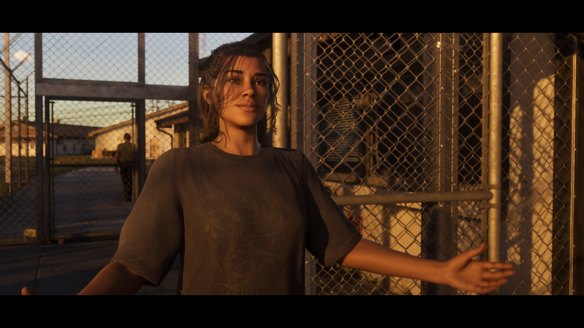 刑務所から出所してくるルシア