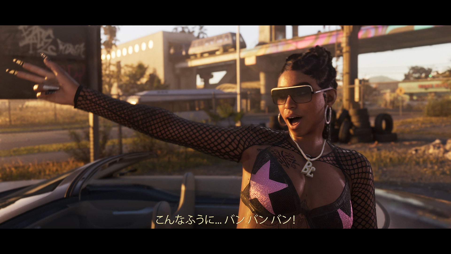 「GTA」らしいエキセントリックなキャラクターの感じ