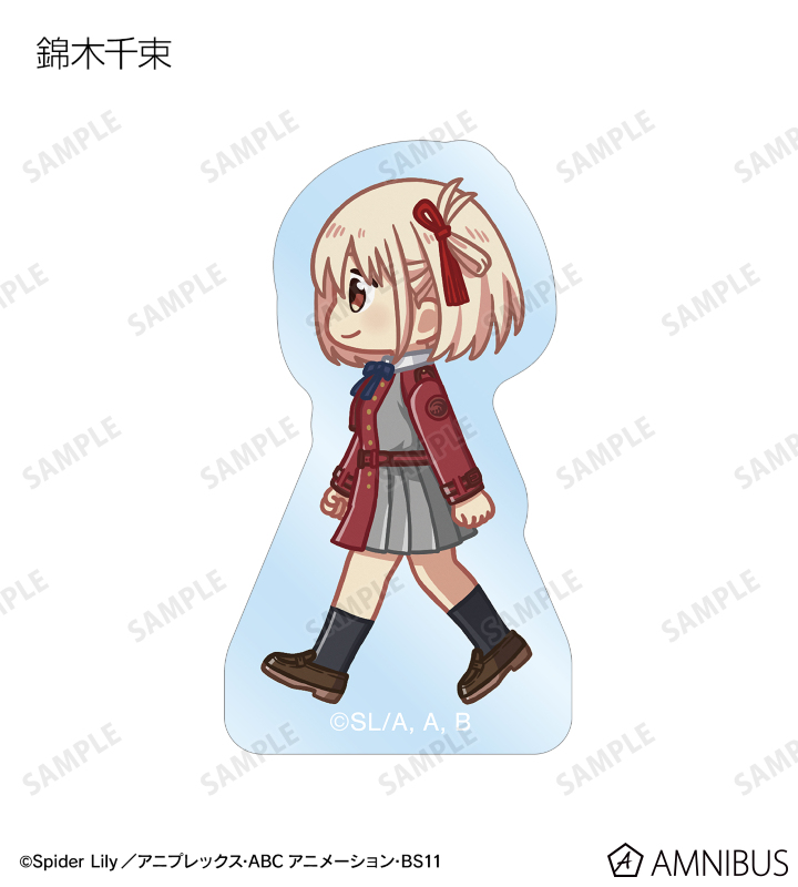 ※2025年6月18日までに当商品を1BOX、または単品にて1BOX相当数ご注文ごとに、予約購入特典として「錦木千束&井ノ上たきな ちびとこ アクリルマスコット AMNIBUS限定特典」が付属