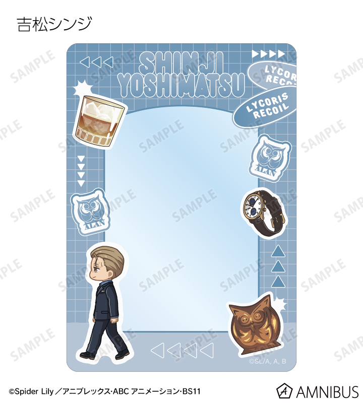 ※2025年6月18日までに当商品を1BOX、または単品にて1BOX相当数ご注文ごとに、予約購入特典として「錦木千束&井ノ上たきな ちびとこ B8硬質カードケース AMNIBUS限定特典」が付属