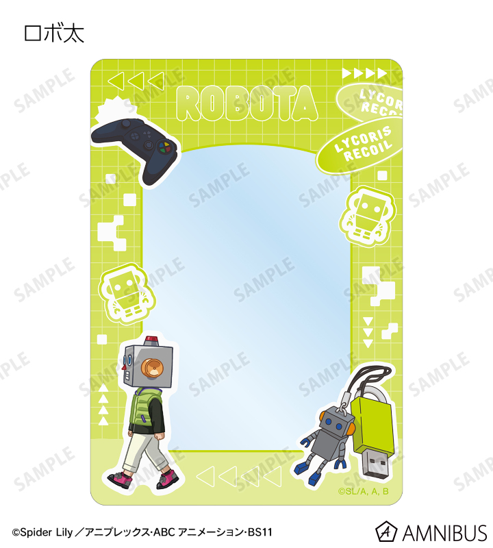 ※2025年6月18日までに当商品を1BOX、または単品にて1BOX相当数ご注文ごとに、予約購入特典として「錦木千束&井ノ上たきな ちびとこ B8硬質カードケース AMNIBUS限定特典」が付属