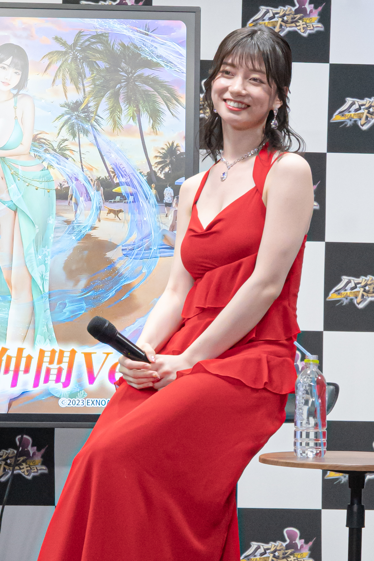 セリフの生披露という大きな山を越えたからか、イベント後半では笑顔が増える瀬戸環奈さん