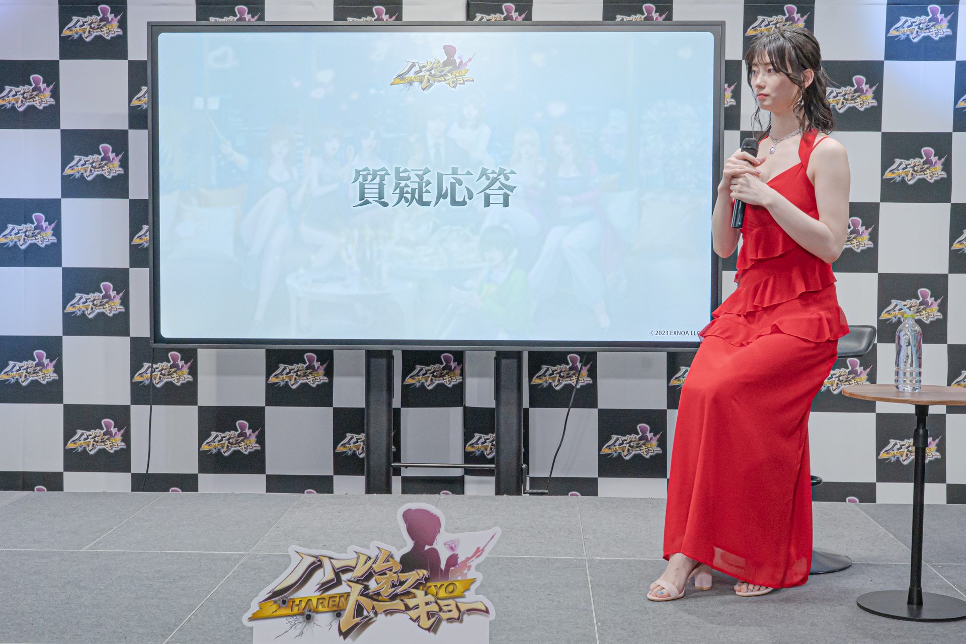 セリフの生披露という大きな山を越えたからか、イベント後半では笑顔が増える瀬戸環奈さん