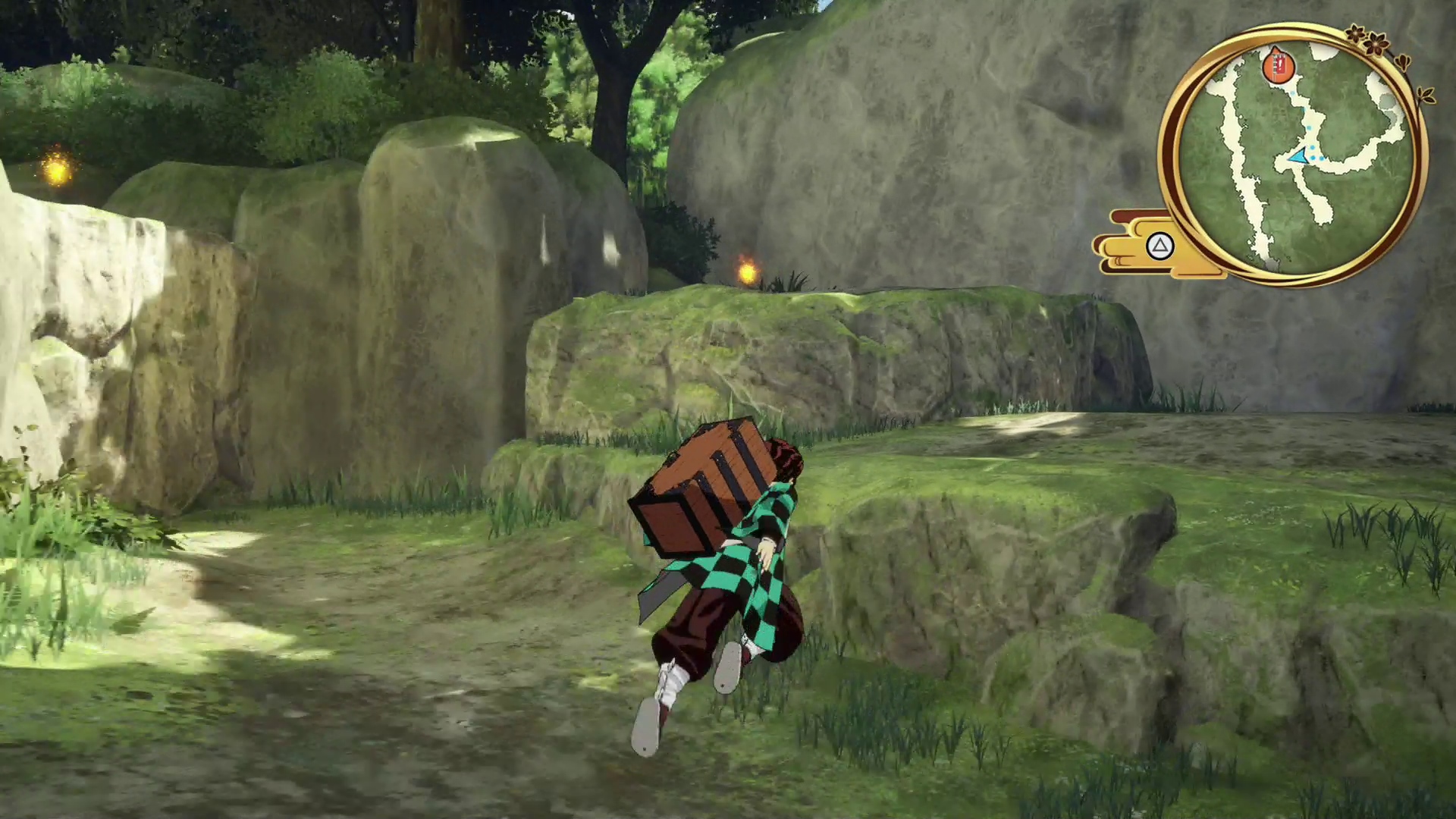 探索では、前作同様に作中のコレクション要素などを開放するのに必要な「キメツポイント」がフィールドの各所に散らばっている