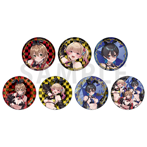 ホログラムカンバッジ(ブラインド) レースクイーン ver. 660円 コンプリートセット：4,620円