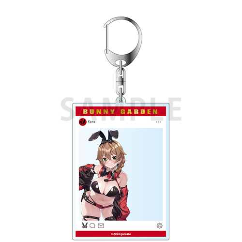 SNS風アクリルキーホルダー 花奈 レースクイーン ver. 1,320円