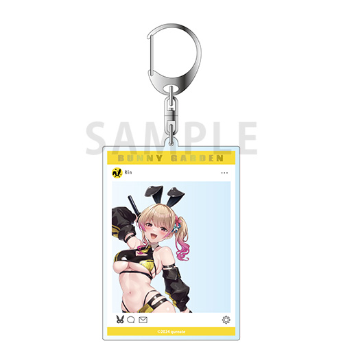 SNS風アクリルキーホルダー 凜 レースクイーン ver. 1,320円