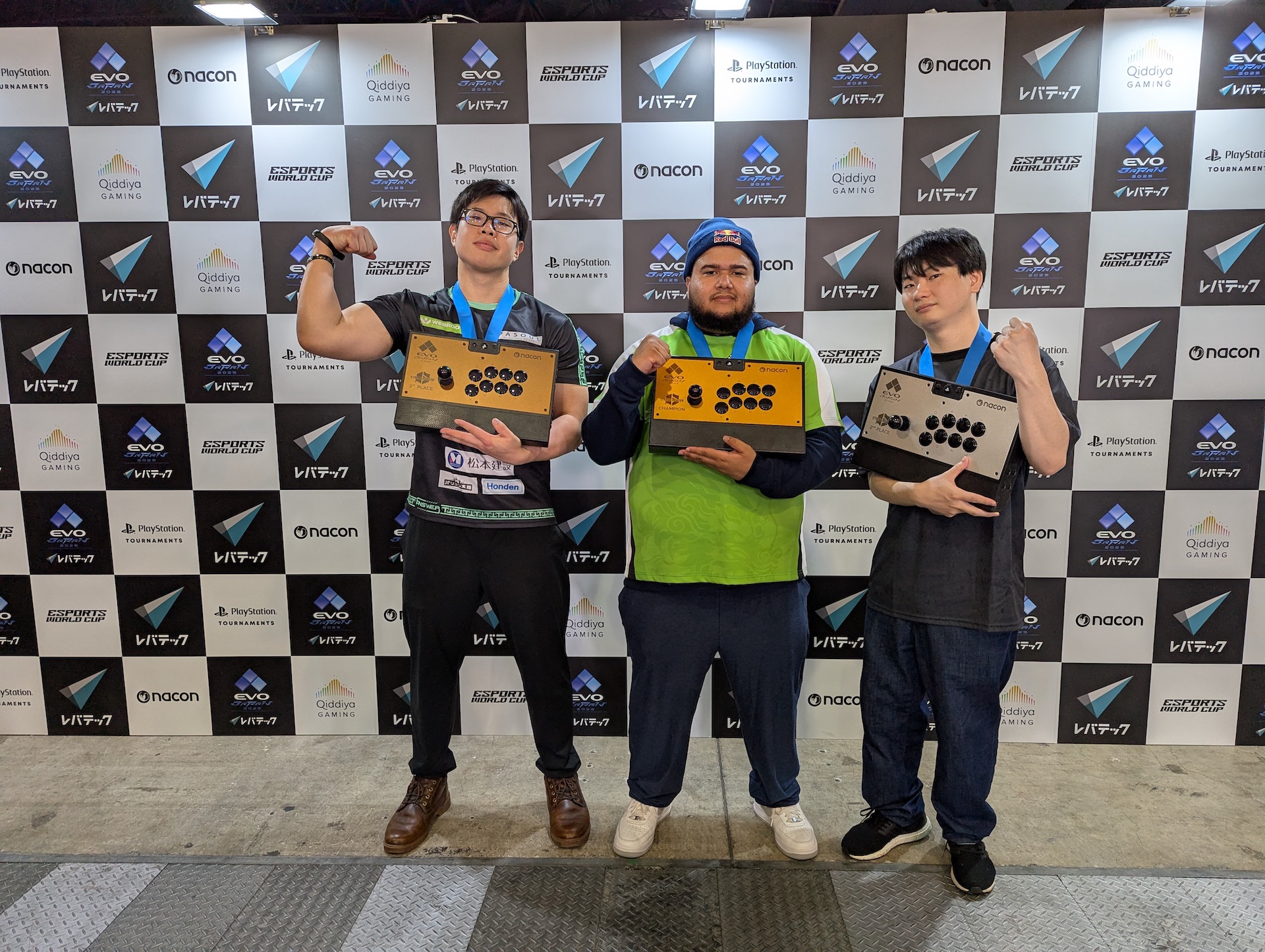 上位3名のみの写真も撮らせて頂いた