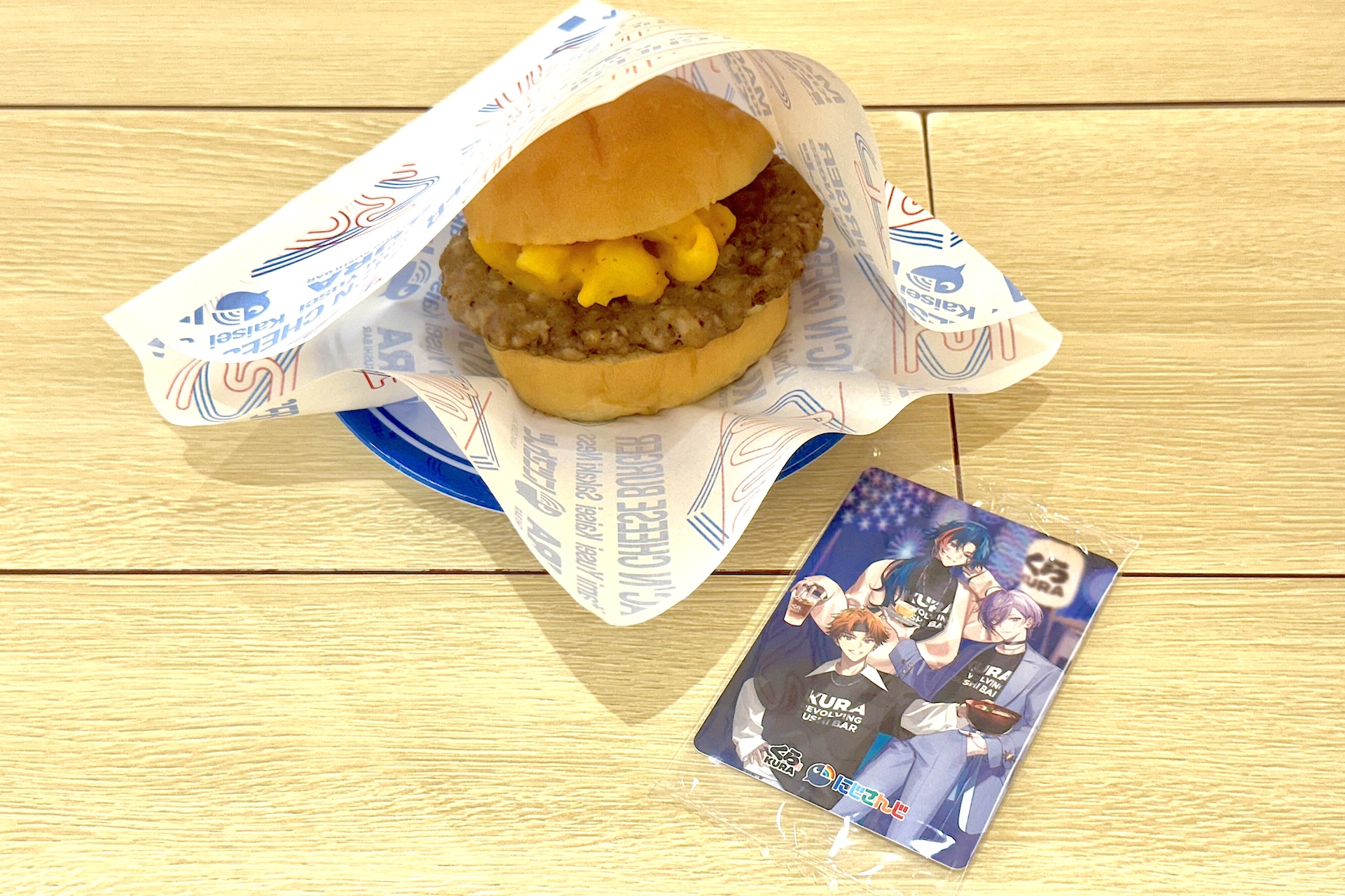 3SKM マッケンチーズバーガー 価格：400円