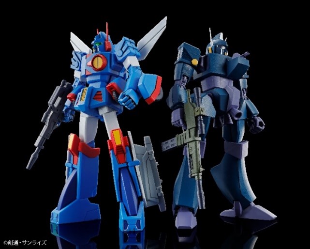 「HG 1/144 ザブングル・タイプ」(画像:左)「HG 1/144 ブラッカリィ・タイプ」(画像:右)
