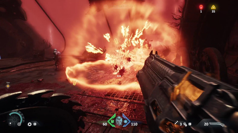 デーモンへの憎しみで遠慮なく飛び散る肉体などはさすがの表現だ