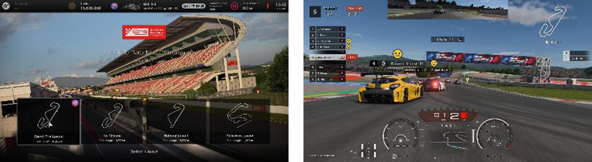 「カタロニア・サーキット - グランプリレイアウト」に対応