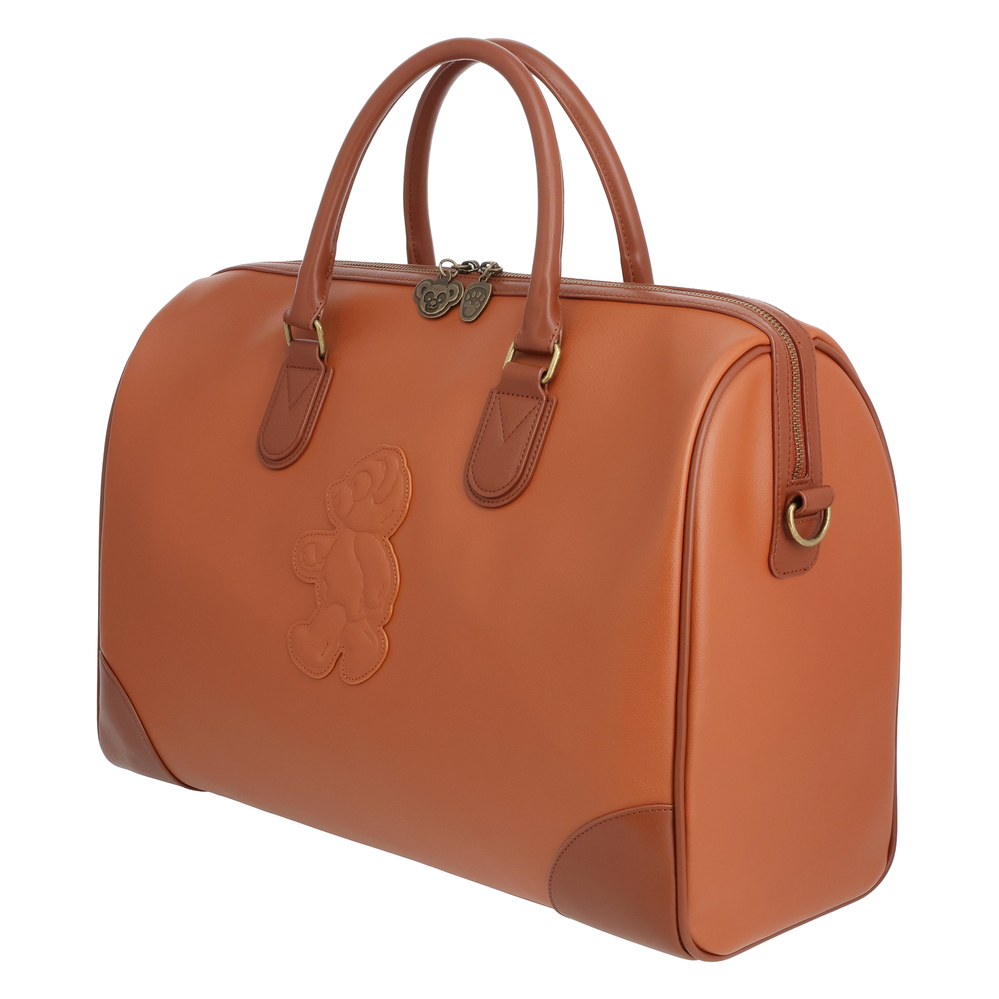 アンティーク調のボストンバッグ