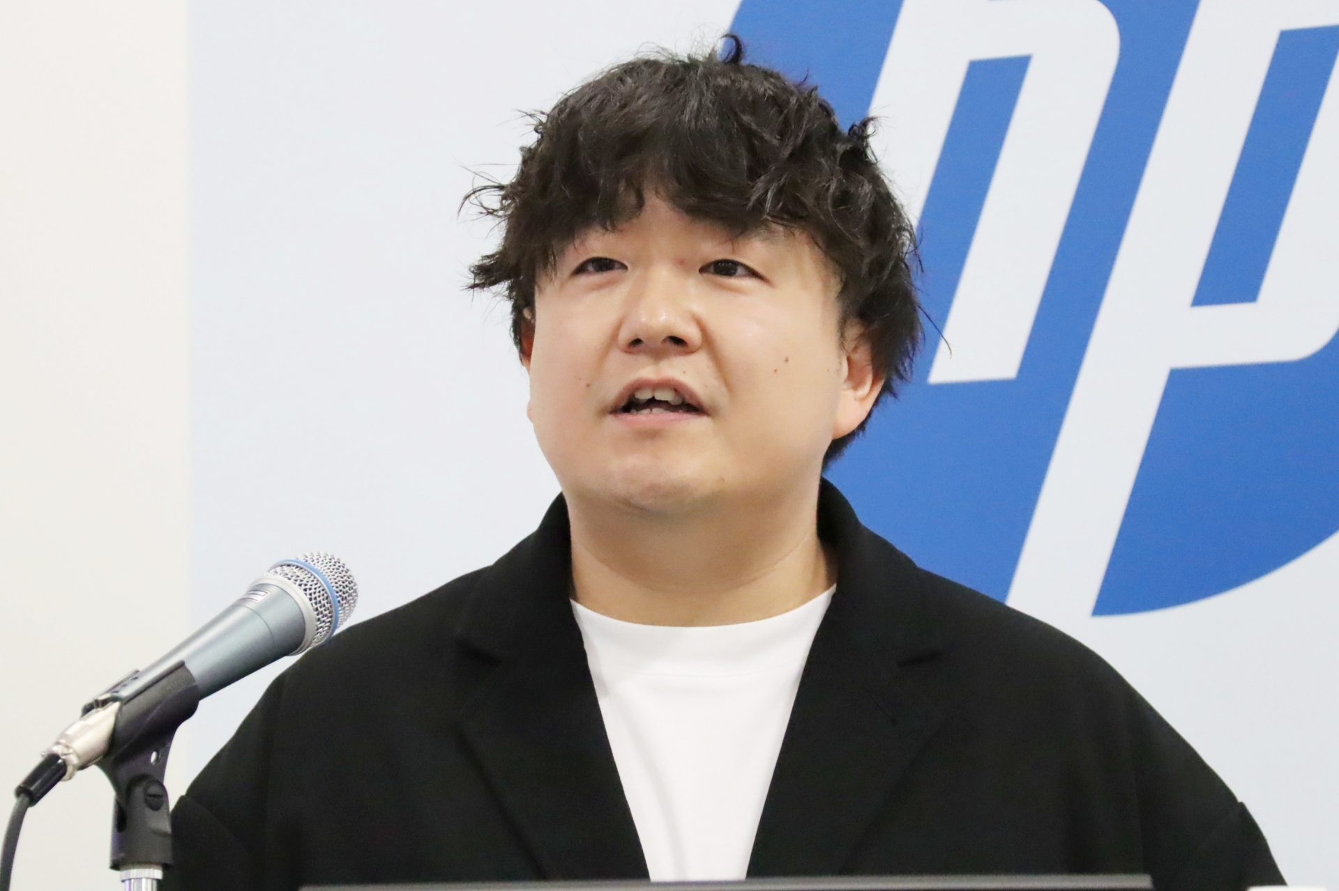 登壇した、日本HPパーソナルシステムズ事業本部コンシューマービジネス本部ビジネス企画部ゲーミング事業担当の宇野洋平氏