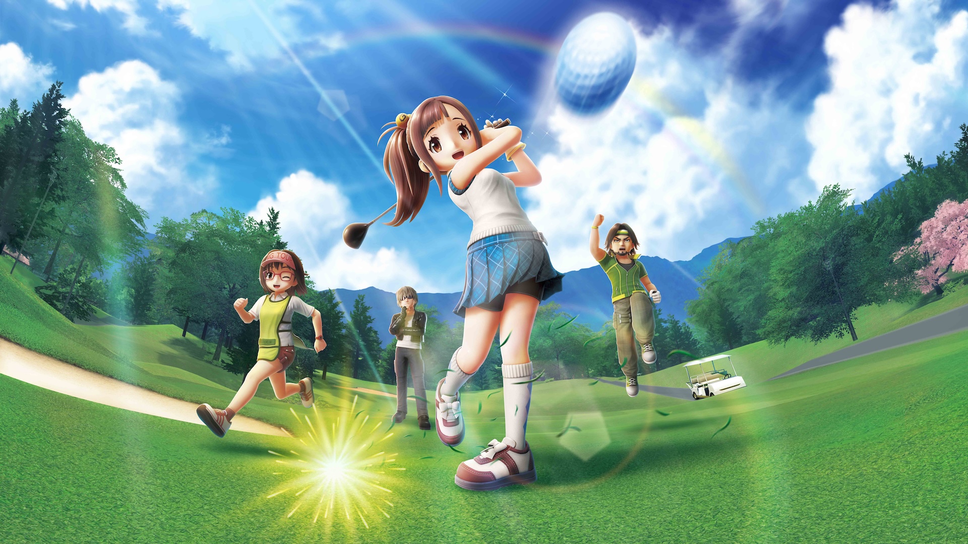 「みんなのGOLF WORLD」キービジュアル