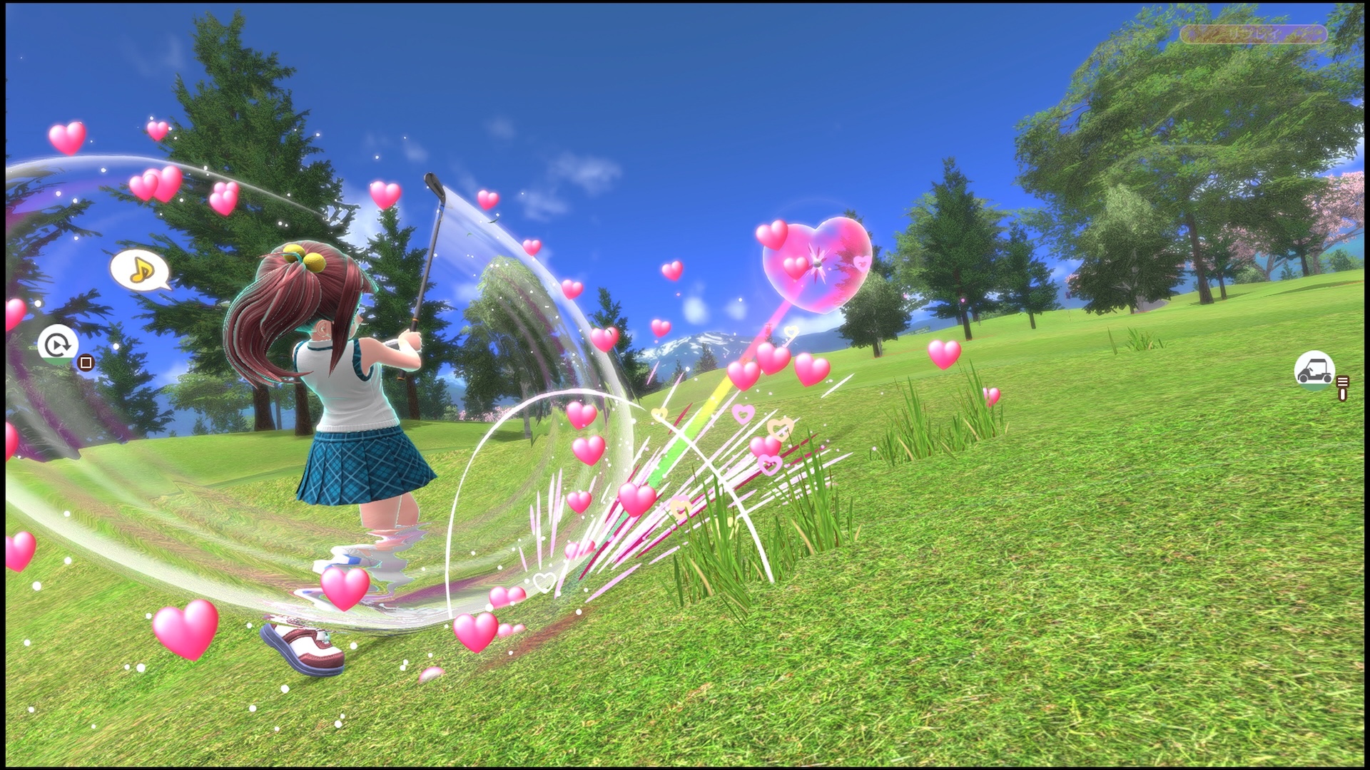 チャレンジモードでユウナを使用してスペシャルモードを使ったミラクルなチップインバーディに成功！これはテンション上がる！