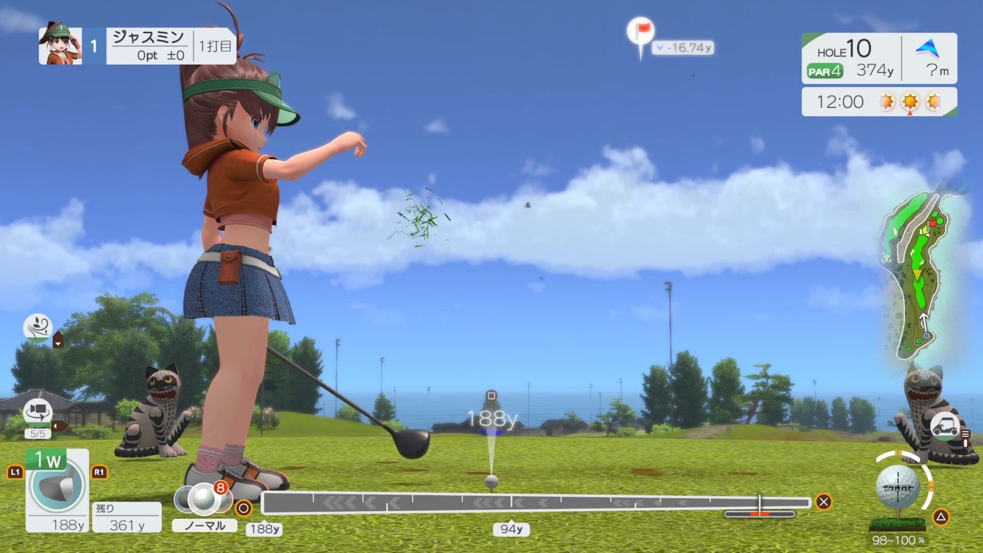 「みんなのGOLF 5」のヒロイン、ジャスミンが再登場