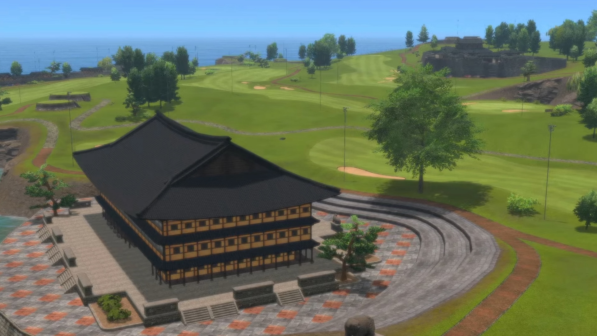 「レッドフラワーカントリークラブ」は中アジアっぽい建物と自然が満喫できる