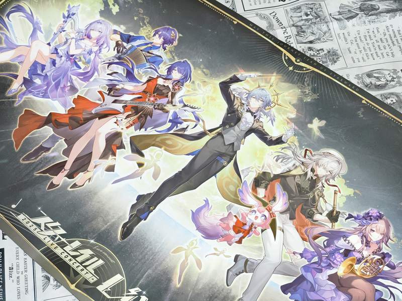 キービジュアルの描かれた記念ポスター