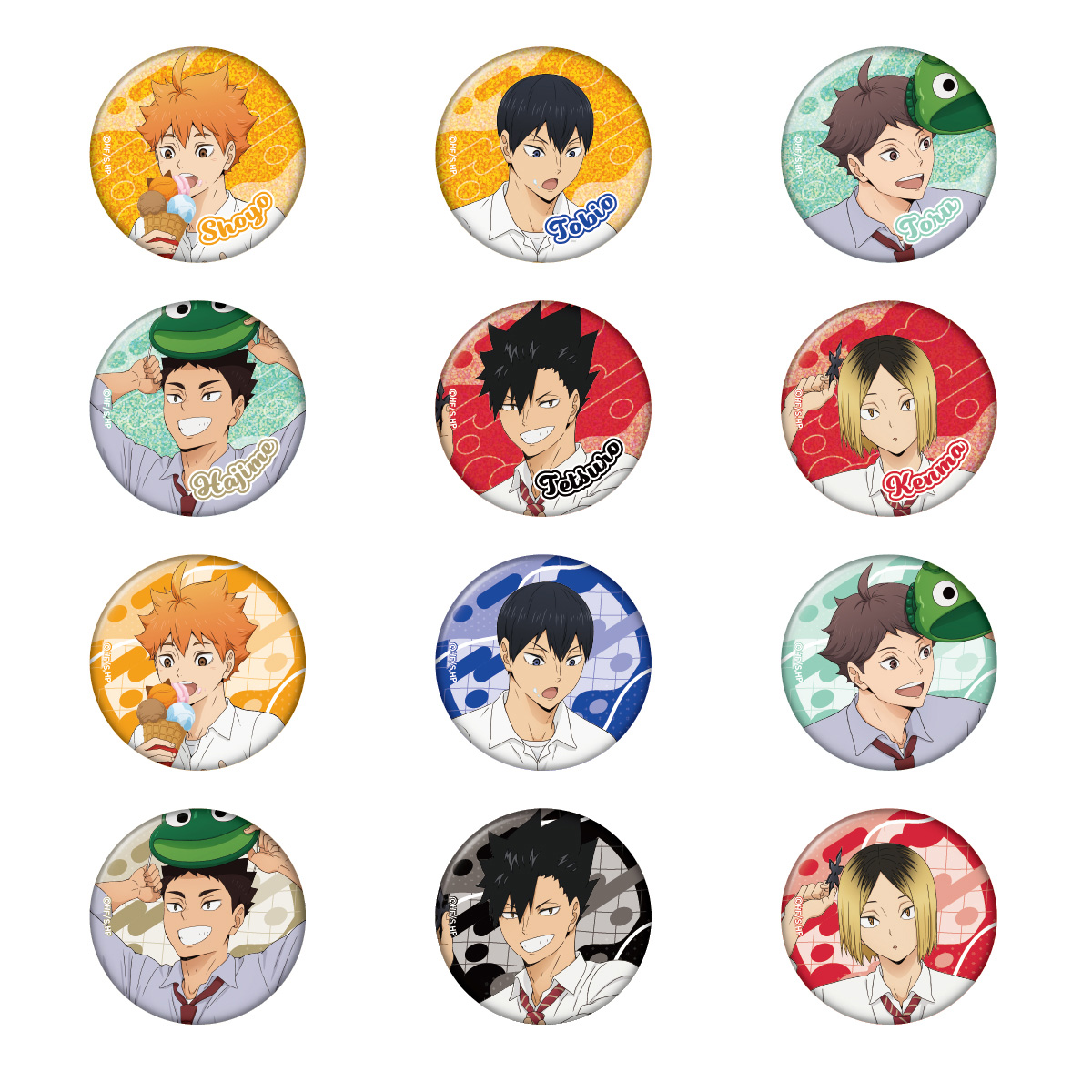 缶バッジコレクション(全12種) 1個550円　※ランダム封入