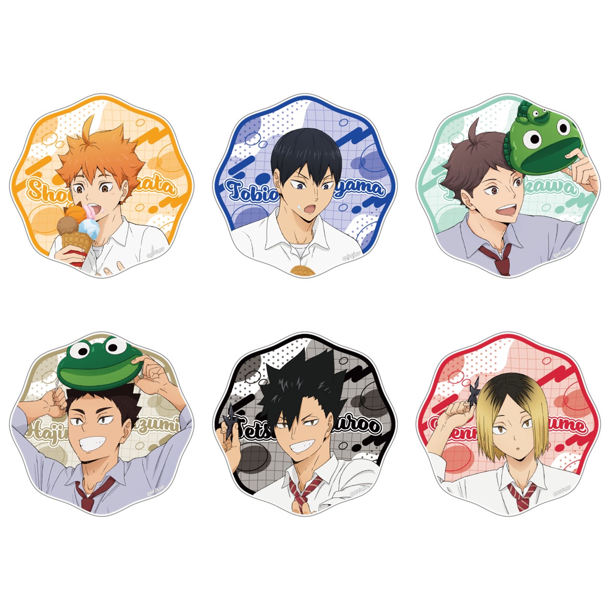 アクリルコースター付きソフトドリンク(全6種) 各1,200円