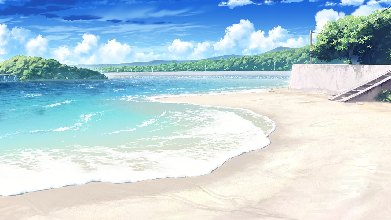 上が「GINKA」、下が「KANADE」背景。空の色などが大きく異なる