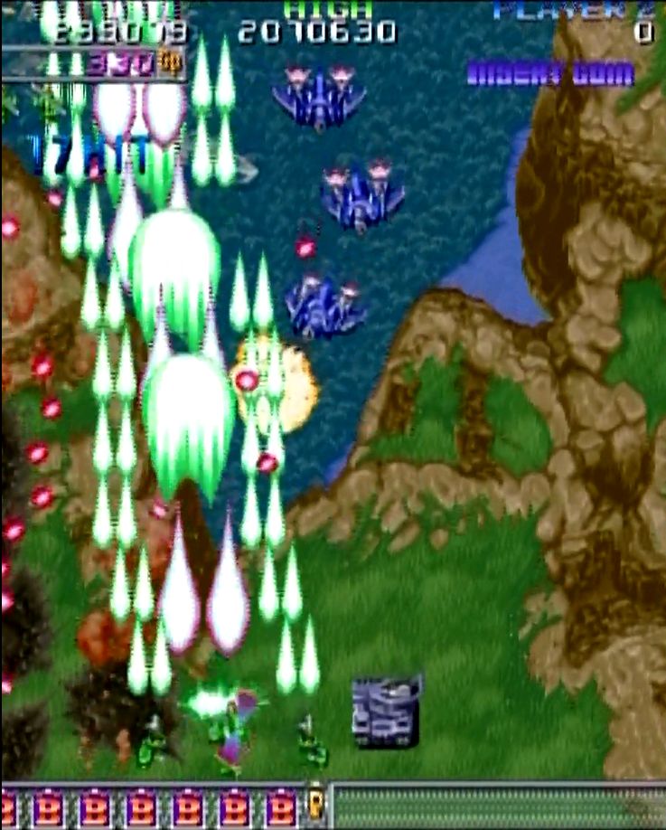 ※写真はPS版「首領蜂」で撮影（以下同）