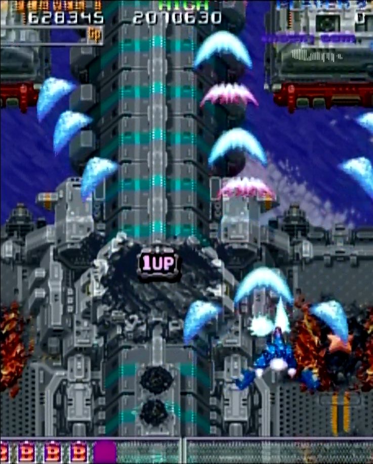 こちらはステージ4に1度だけ出現する1UPアイテム