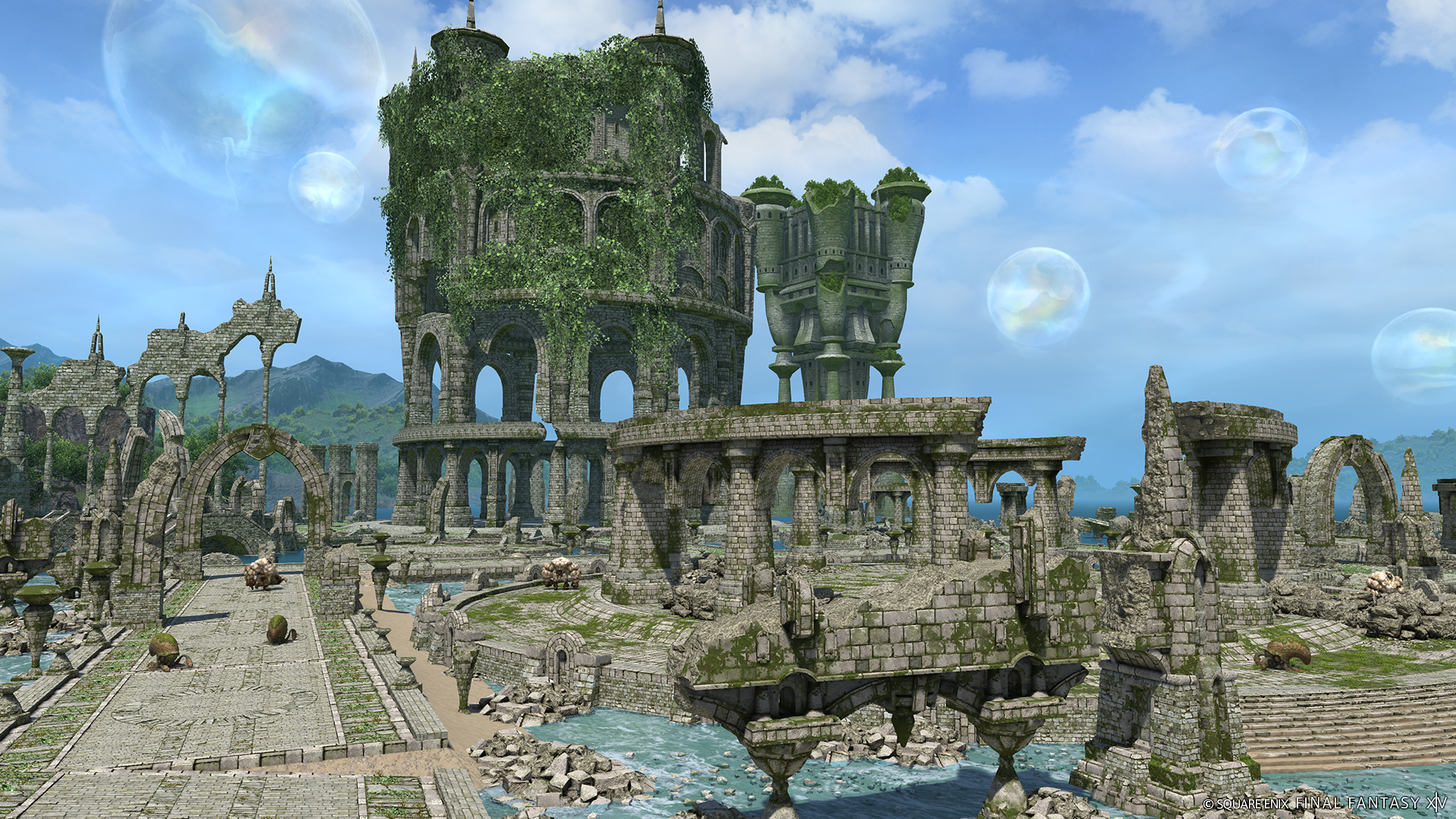 バイルブランド島にあるワンダラーパレスと似た建築様式を持つ遺跡